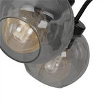 Nowoczesna lampa sufitowa SOFIA SMOKED 5xE27
