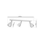 Lampa sufitowa PIK WHITE 3xE27 MLP9681