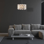 Lampa wisząca żyrandol glamour AUSTIN CHROME ML5989