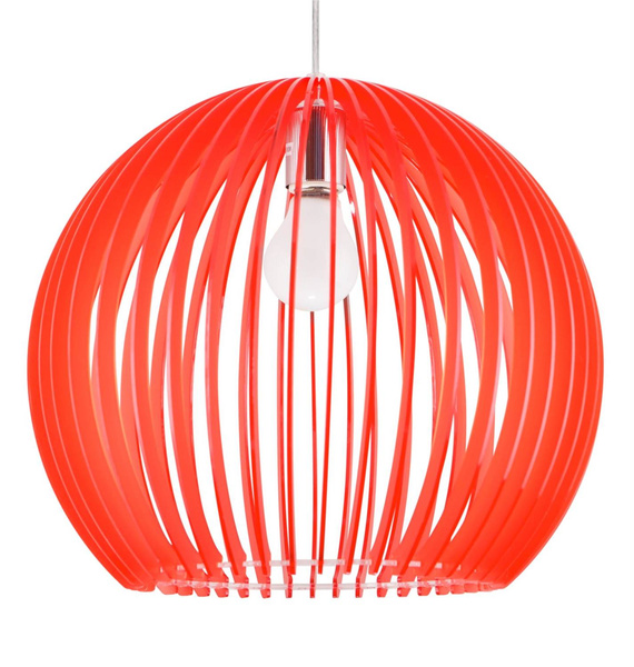 LAMPA SUFITOWA WISZĄCA CANDELLUX HAGA 31-50413  E27  CZERWONY