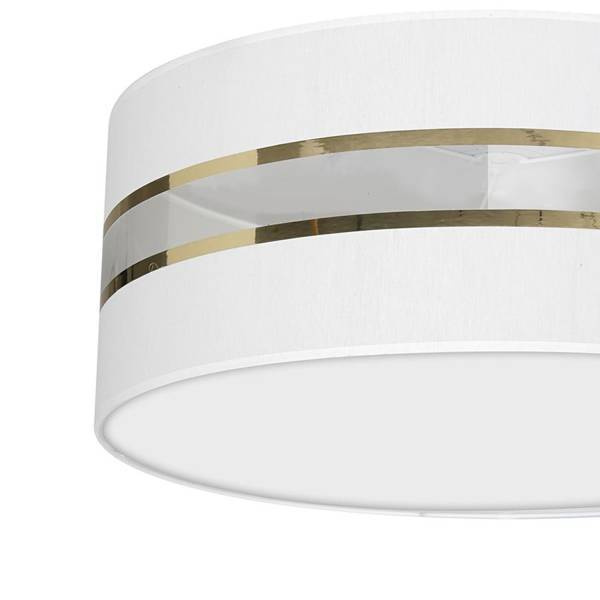 Lampa Sufitowa ULTIMO WHITE, MLP7350, 40 cm, biały/transparentny/złoty, 2x60W E27