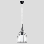 Lampa z drutu VITRO I black 23cm