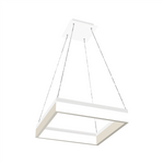 Lampa wisząca NERO WHITE 32W LED wys. 60-100cm | biała