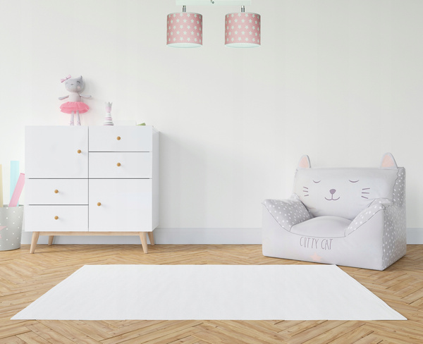 Lampa sufitowa do pokoju dziecięcego Gwiazdki Listwa 2xE27 Led 