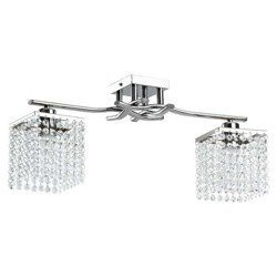 Lampa kryształowa żyrandol MOSS szer. 54cm