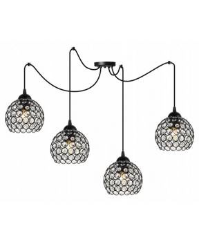 Nowoczesna Lampa wisząca typu Pająk Spider Crystal 3xE27 Led