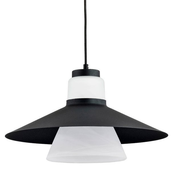Nowoczesny lampa sufitowa MARVEL I czarny śr. 40cm