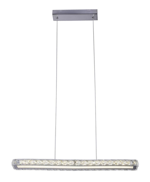 Lampa wisząca LED chromowa prostokątna 20W 4000K Symphony Candellux 31-55743