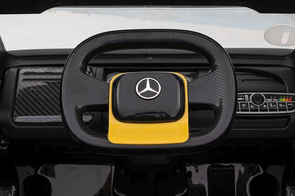 Auto Na Akumulator Mercedes + Naczepa XMX622B  Zółty LCD