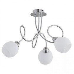 Lampa sufitowa FLORIDA III chrom/biały śr. 45cm