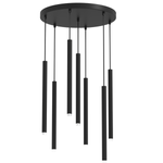 Lampa wisząca MONZA, MLP8842, czarna, 7x8W G9