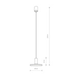 Lampa wisząca do nad wyspę GU10 10W HERMANOS B wys. 130cm | czarny