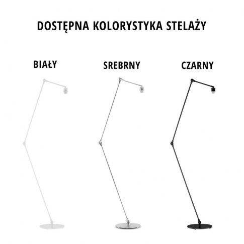 Designerska lampa podłogowa OSAKA GOLD
