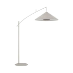 Lampa podłogowa POISE silk gray A E27 wys.240cm dług.260cm przewód 270cm włącznik | 11686