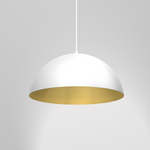 Lampa wisząca BETA, MLP7974, 45 cm, biały/złoty, 1x60W E27
