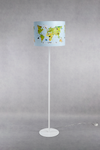 Dziecięca lampa podłogowa Mapa Świata