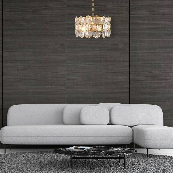 Lampa wisząca żyrandol AUSTIN GOLD ML5990