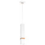 Lampa wisząca nowoczesna VIDAR I biały szer. 8cm