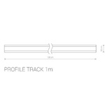 Szyno-przewody  PROFILE TRACK 1m