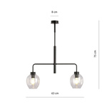 LUKKA 2 BLACK/TRANSPARENT