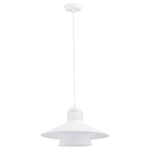 Nowoczesny lampa sufitowa MARVEL I biały śr. 40cm