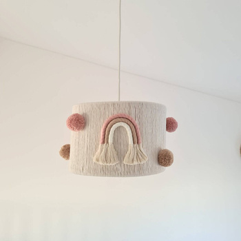 Lampa dla dziewczynki w stylu Boho Delikatna Tęcza