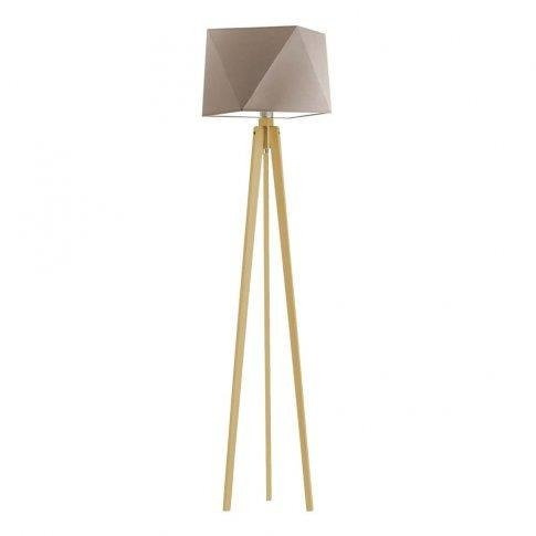 Lampa stojąca do pokoju dziecięcego drewniana Bombaj