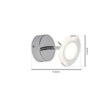 KINKIET ELLIPSE 5W LED ML308