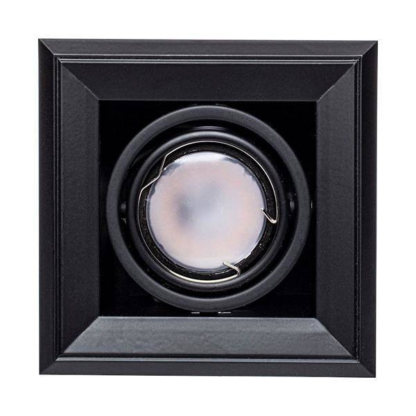 Lampa podtynkowa BLOCCO CZARNA 1 GU10