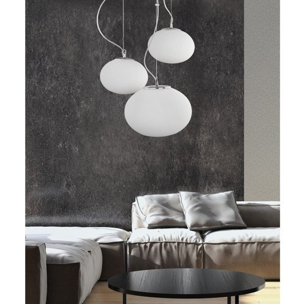 Trzypunktowa lampa wisząca NUAGE kule 7027