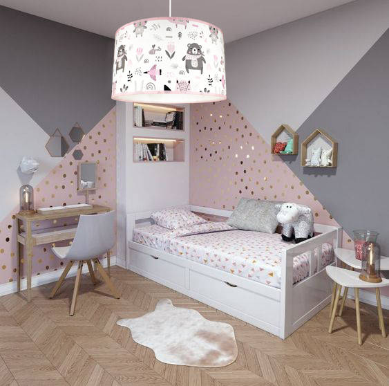 Lampa dla dziewczynki z motywem misia Teddy 3