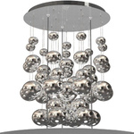 Lampa wisząca PERLA SILVER LED