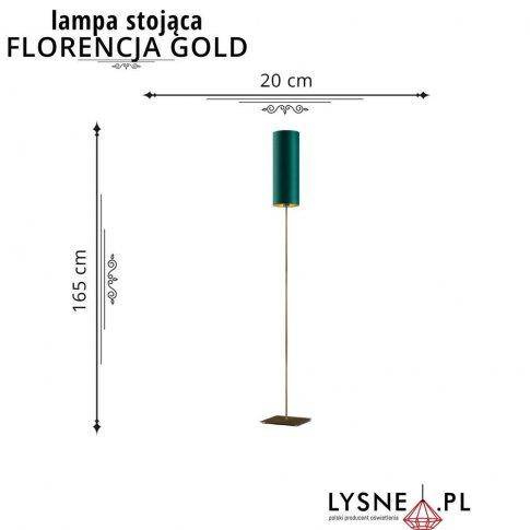 Lampa podłogowa FLORENCJA GOLD