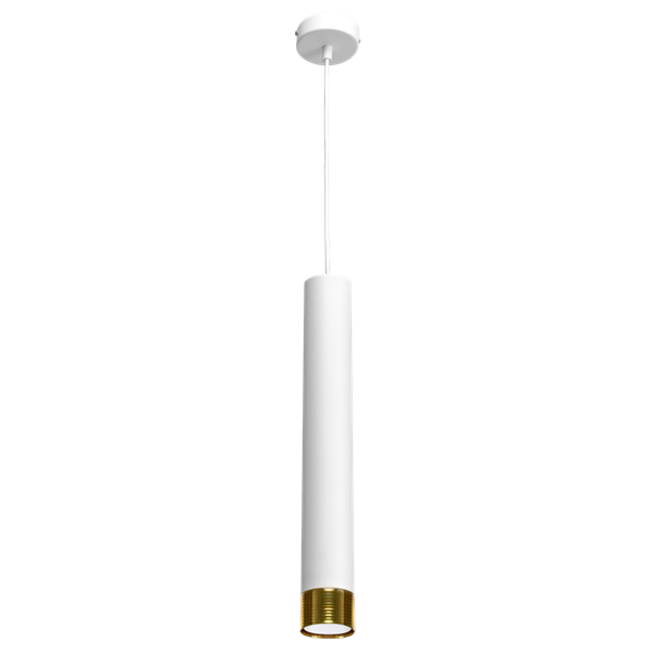 Nowoczesna lampa wisząca DANI WHITE/GOLD 1xGU10 MLP6235