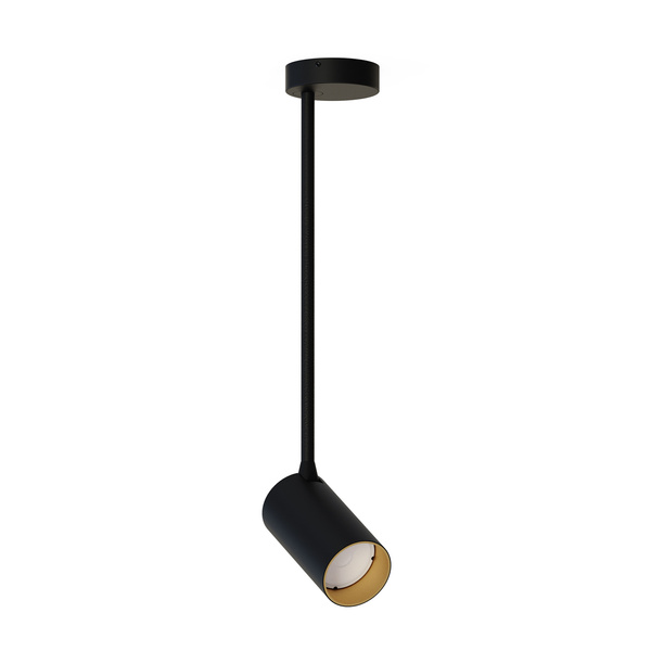 Lampa punktowa natynkowa MONO LONG M 36cm 10W GU10 | czarny złoty