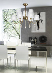 Lampa wisząca patynowa żyrandol Sorento 39-38173