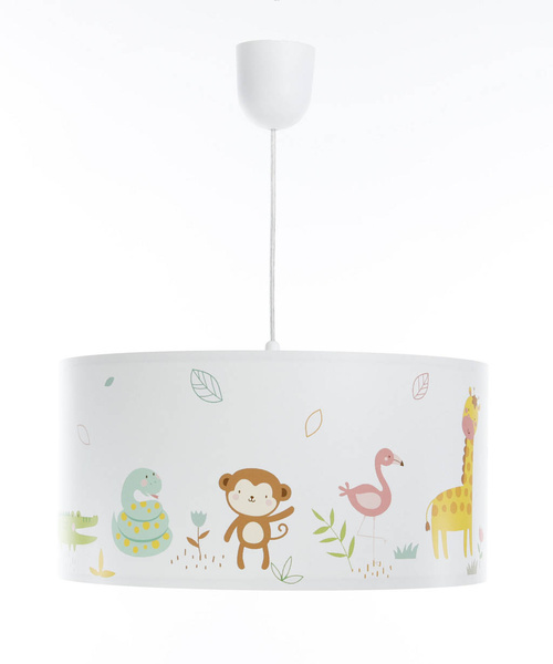 Lampa sufitowa dziecięca Wesołe Zwierzaki  średnica 60 cm