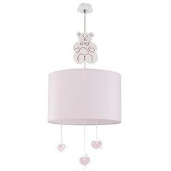 Różowa lampa do pokoju dziewczynki  HONEY 47cm