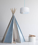 Lampa sufitowa do pokoju chłopca Rakiety w Kosmosie Welur 40 cm