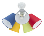 Lampa sufitowa do pokoju dziecięcego kolorowa Bloom 5xE27 LED