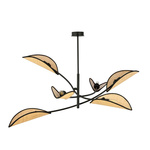 LOTUS 6 BLACK/RATTAN