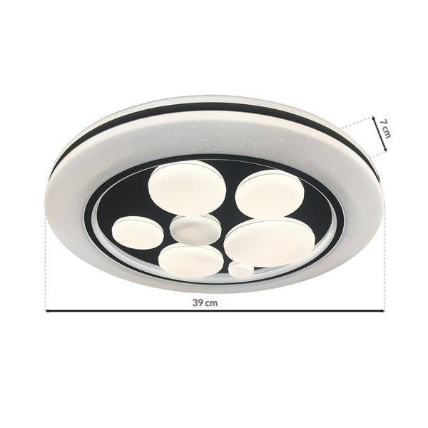 Plafon BUBBLES 48W Ø490 mm + Pilot ML6195