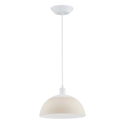 Lampa wisząca ALFA KEIRA BIAŁA 1xE27 30cm | 61291