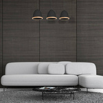 Lampa wisząca nowoczesna zwis STUDIO III czarny szer. 65cm