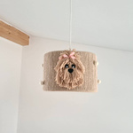 Lampa dla dziecka w stylu Boho Pieski