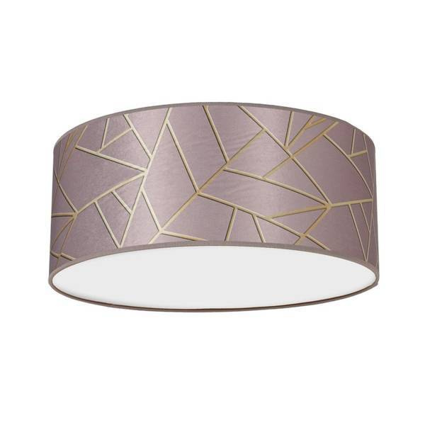 Lampa sufitowa ZIGGY PINK, MLP7585, 40 cm, różowy/złoty, 2x60W E27