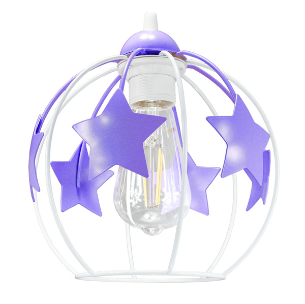 Lampa sufitowa do pokoju dziecka kolorowa Gwiazdki Kule 3xE27