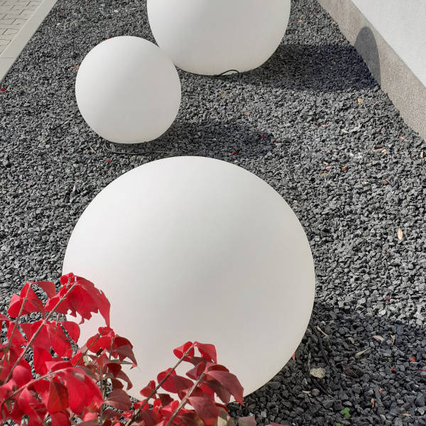 Lampa wisząca kula z pasków LED biały zimny 35W Cansas Candellux 31-43955