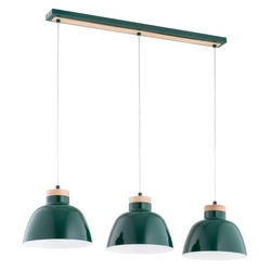 Lampa wisząca ALFA LORIEN ZIELONA 3xE27 85cm | 62390