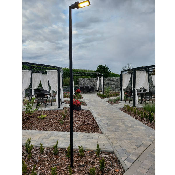 Słupek latarnia ogrodowa PATHWAY LED czarny 310cm